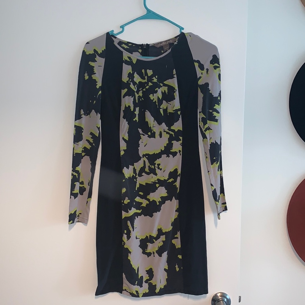 Bodycon spandex long sleeve dress